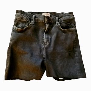 Agolde Dark Gray Jean Shorts